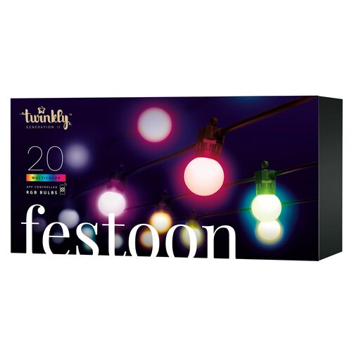 Lampki LED TWINKLY Festoon 20 AWW - BT Wi-Fi/Bluetooth Sieciowe