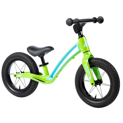Rowerek biegowy KARBON First Zielono-niebieski
