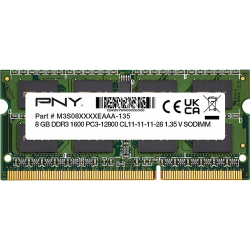 Pamięć RAM PNY SOD8GBN12800 3L-SB 8GB 1600MHz