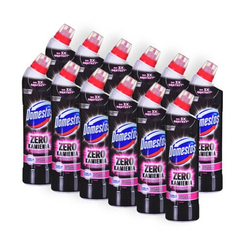 Płyn do czyszczenia toalety DOMESTOS Zero Kamienia Pink 12 x 750 ml