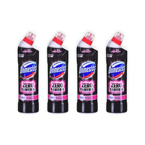 Płyn do czyszczenia toalety DOMESTOS Zero Kamienia Pink 4 x 750 ml