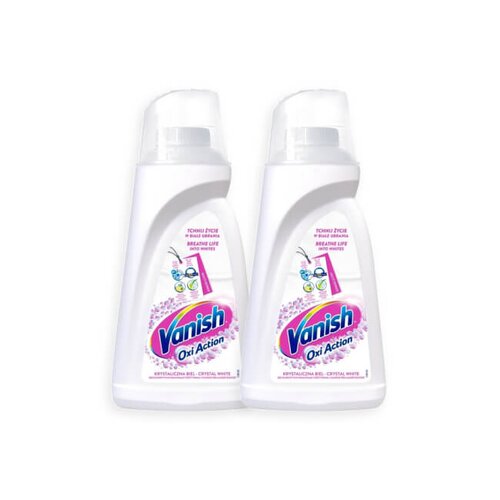 Odplamiacz do prania VANISH Oxi Action Biały 2 x 1000 ml