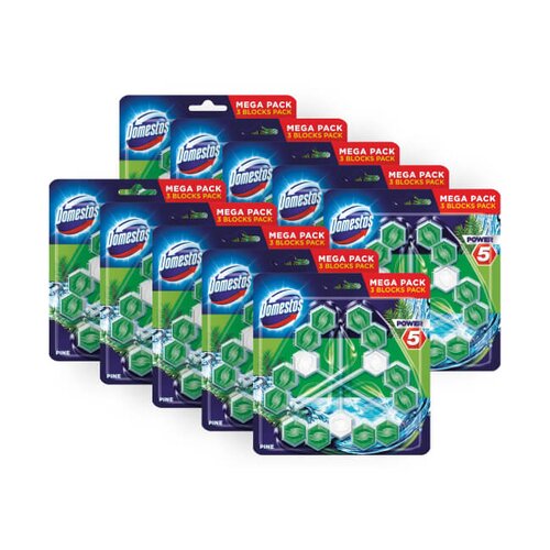 Kostka do WC DOMESTOS Power 5 Pine 30x55g