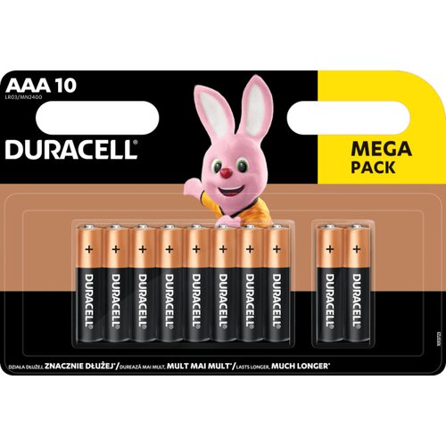 Baterie AAA LR3 DURACELL (10 szt.)
