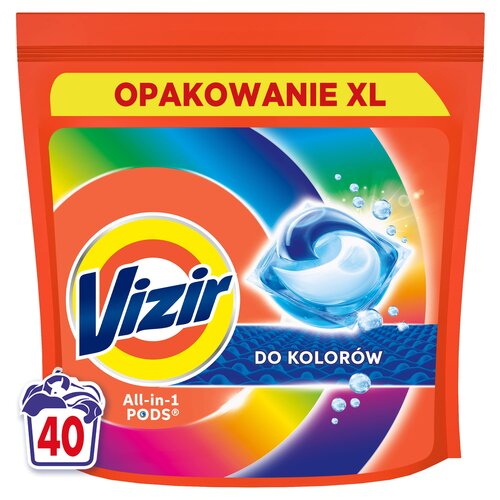 Kapsułki do prania VIZIR All in 1 Pods Color - 40 szt.
