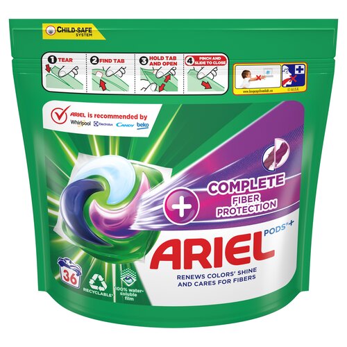 Kapsułki do prania ARIEL Complete Fiber Protection - 36 szt.