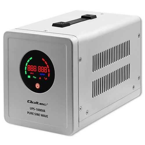 Zasilacz UPS QOLTEC Pure Sine Wave 50721 1000VA 700W