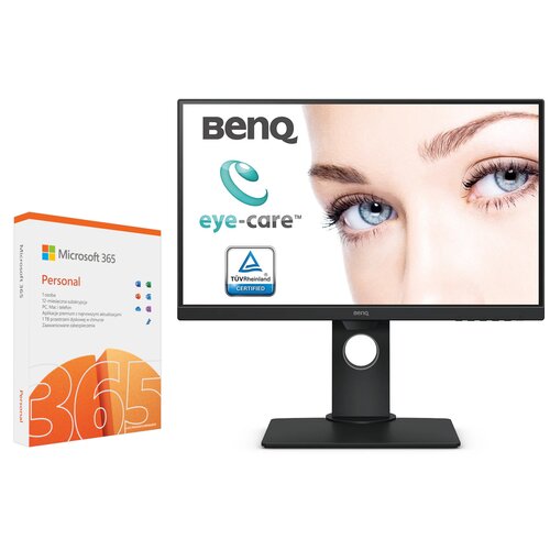 Monitor BENQ GW2480T 24" 1920x1080px IPS + Program MICROSOFT 365 Personal