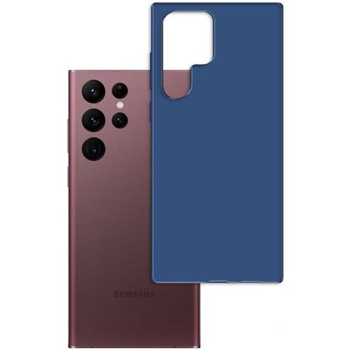 Etui 3MK Matt Case do Samsung Galaxy S23 Ultra Granatowy