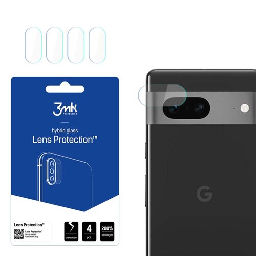 Szkło hybrydowe 3MK Lens Protection do Google Pixel 7 5G
