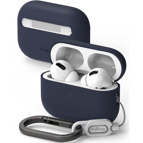 Etui na słuchawki RINGKE Silicone do Apple Airpods Pro 1/2 Granatowy