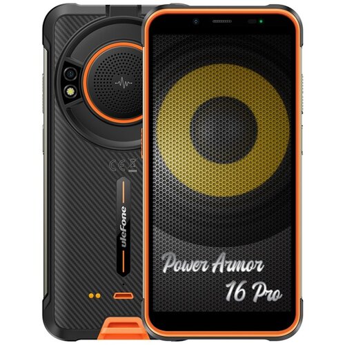 Smartfon ULEFONE Power Armor 16 Pro 4/64GB 5.93" Pomarańczowy UF-PA16P OE