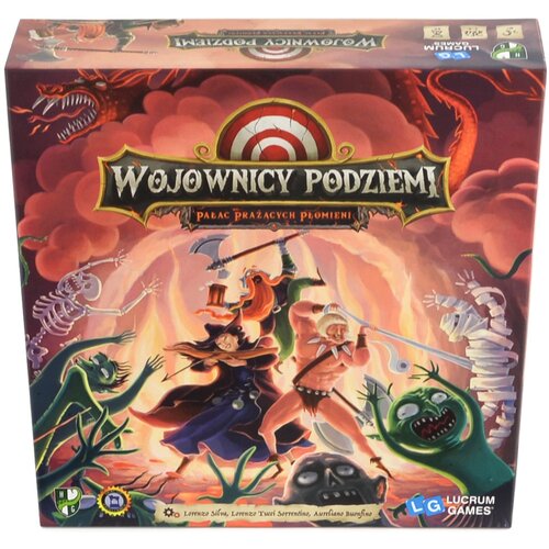 Gra planszowa LUCRUM GAMES Wojownicy podziemi: Pałac prażących płomieni