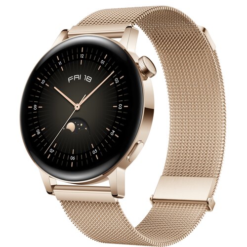 Smartwatch HUAWEI Watch GT 3 42mm Elegant Złoty + Zabezpieczenie ekranu