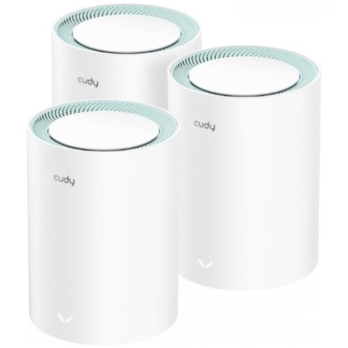 Router CUDY M1300 2.4 / 5 GHz (DualBand), Wi-Fi Mesh (3 szt.)