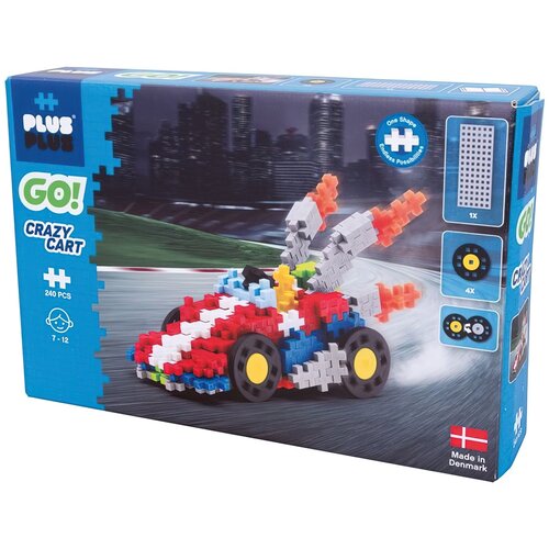Klocki plastikowe PLUS-PLUS Basic Gokart 014-7008