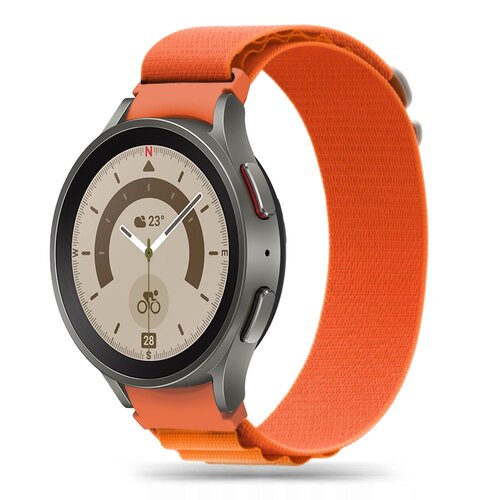 Pasek TECH-PROTECT Nylon Pro Samsung Galaxy Watch 4/5/5 Pro/6/FE Pomarańczowy