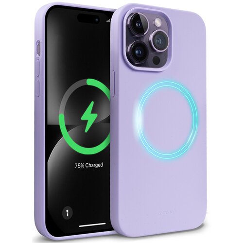 Etui CRONG Color Cover Magnetic Magsafe do Apple iPhone 14 Pro Fioletowy