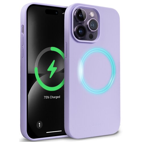 Etui CRONG Color Cover Magnetic Magsafe do Apple iPhone 14 Pro Max Fioletowy