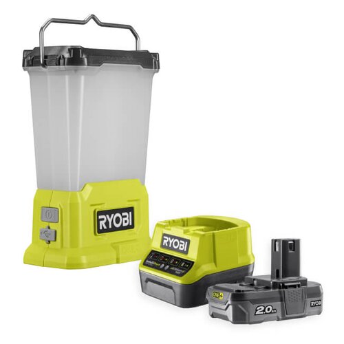 Lampka RYOBI ONE+ RLL18-0 + Akumulator RYOBI ONE+ RC18120-120 2Ah 18V + ładowarka
