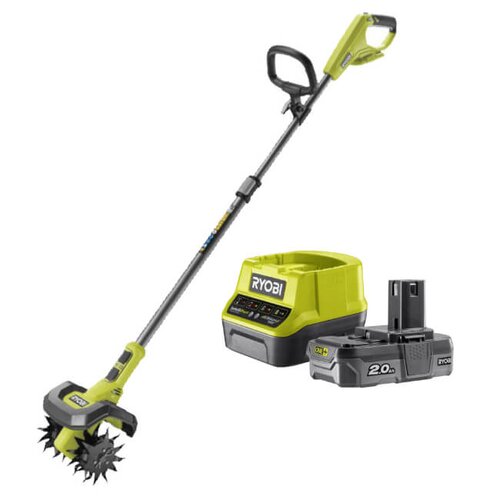 Kultywator RYOBI RY18CVA-0 ONE+ + Akumulator RYOBI ONE+ RC18120-120 2Ah 18V + ładowarka