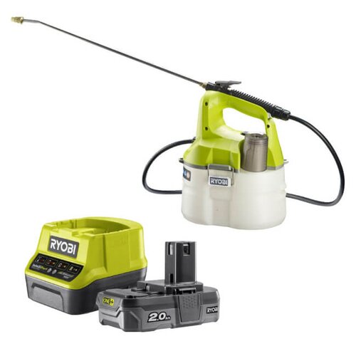 Opryskiwacz RYOBI OWS1880 + Akumulator RYOBI ONE+ RC18120-120 2Ah 18V + ładowarka