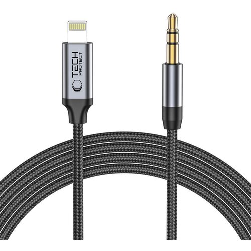 Kabel Jack 3.5 mm - Lightning TECH-PROTECT UltraBoost 1 m