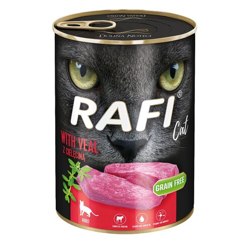 Karma dla kota RAFI z cieleciną 400 g