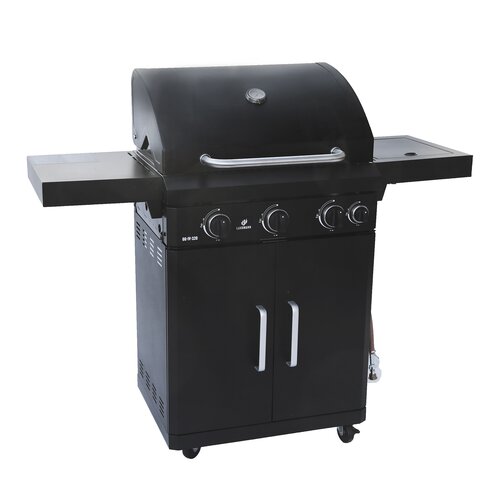 Grill gazowy LANDMANN Rexon New 3.1 01576 Czarny 13.95 kW 65 x 40 cm