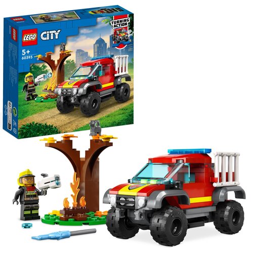 LEGO 60393 City Wóz strażacki 4x4 – misja ratunkowa