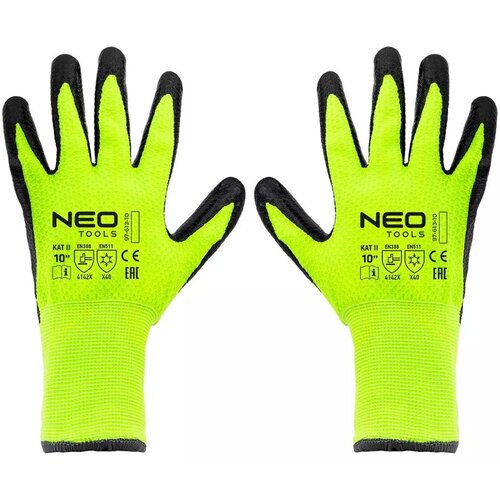 Rękawice robocze NEO TOOLS 97-613-10 Żółto-czarny (rozmiar 10)