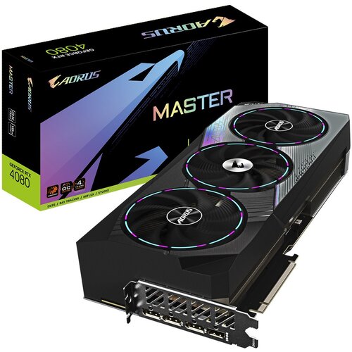 Karta graficzna GIGABYTE Aorus GeForce RTX 4080 Master 16GB DLSS 3