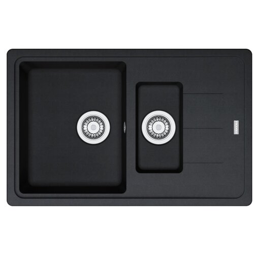 Zlewozmywak jednokomorowy z ociekaczem FRANKE Basis BFG 651-78 114.0676.282 Onyx 50x78