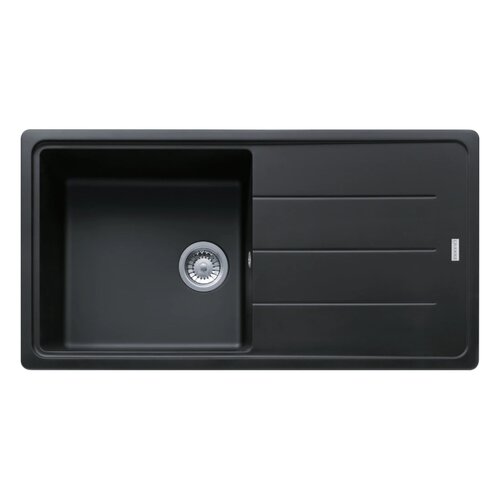 Zlewozmywak jednokomorowy z ociekaczem FRANKE Basis BFG 611-97 114.0676.289 Onyx 50x97