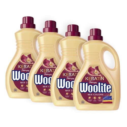 Płyn do prania WOOLITE Keratin Therapy 4 x 1800 ml