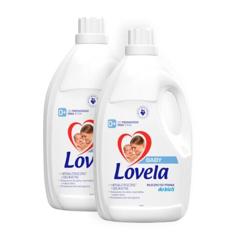 Płyn do prania LOVELA Baby Biały 2 x 4500 ml