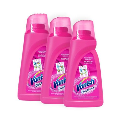 Odplamiacz do prania VANISH Oxi Action 3 x 1500 ml