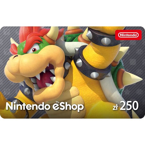 Kod aktywacyjny Nintendo eShop 250 zł