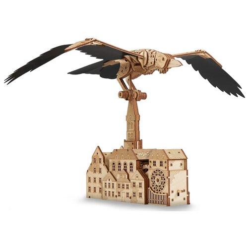 Zabawka drewniana WOOBOODOO Baśniowy Kruk 3D PT0001 (301 elementów)