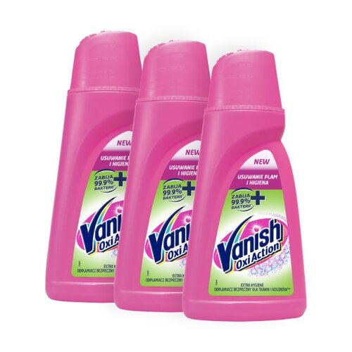 Odplamiacz do prania VANISH Oxi Action Extra Hygiene 3 x 1400 ml