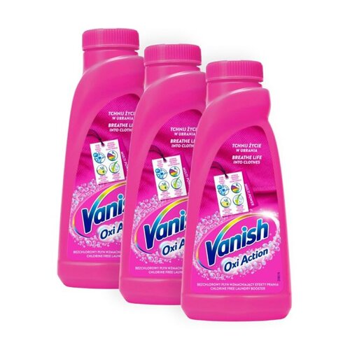 Odplamiacz do prania VANISH Oxi Action 3 x 500 ml