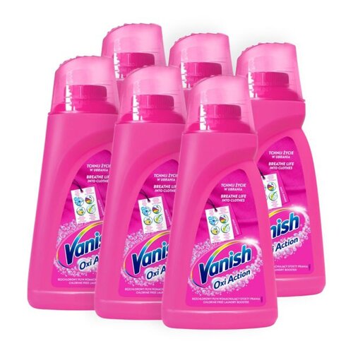 Odplamiacz do prania VANISH Oxi Action 6 x 1500 ml