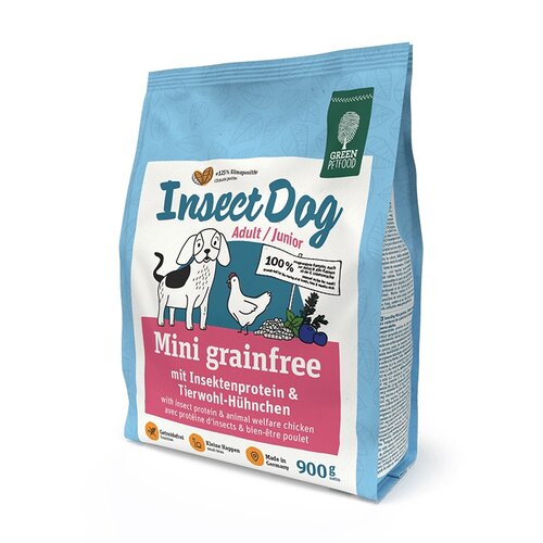 Karma dla psa GREEN PETFOOD InsectDog Mini Grainfree Kurczak 900 g