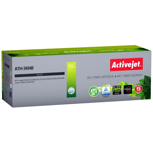 Toner ACTIVEJET do HP 36A CB436A / Canon CRG-713 ATH-36NB Czarny