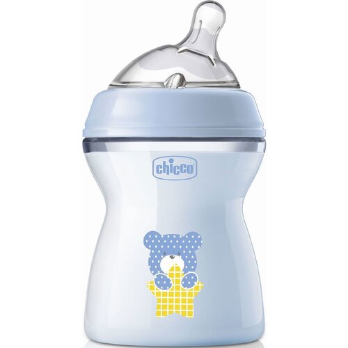 Butelka CHICCO NaturalFeeling 250 ml Niebieski