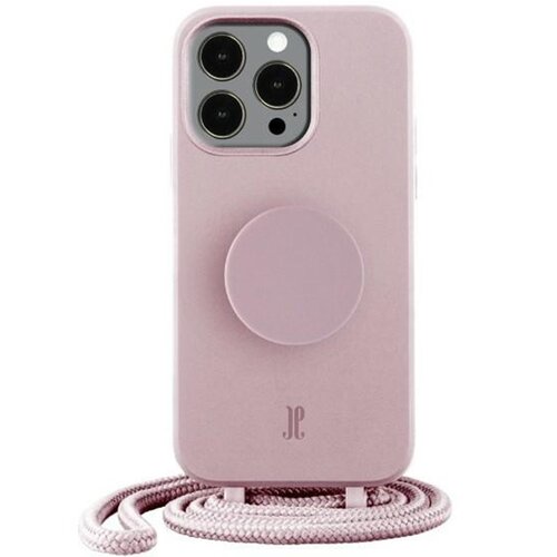 Etui JUST ELEGANCE PopGrip do Apple iPhone 13 Pro Jasnoróżowy