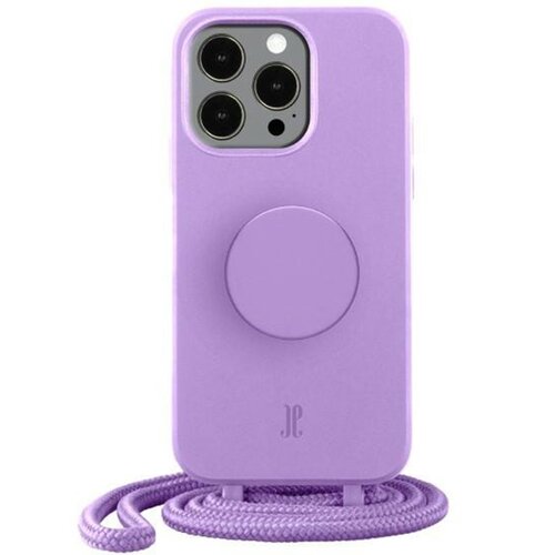 Etui JUST ELEGANCE PopGrip do Apple iPhone 13 Pro Lawendowy