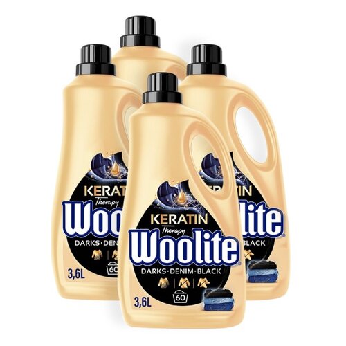 Płyn do prania WOOLITE Keratin Therapy Czarny 4 x 3600 ml