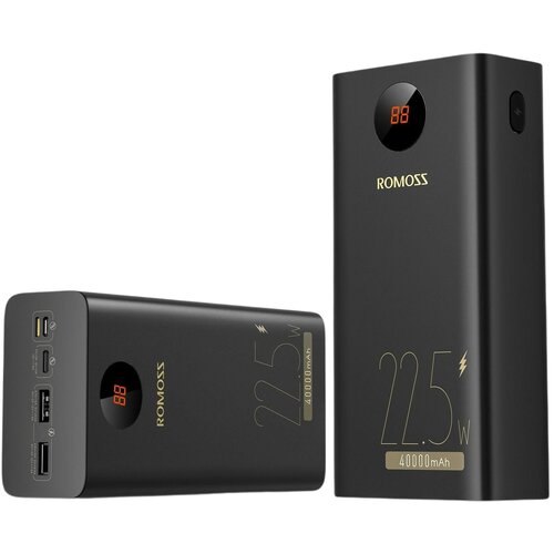 Powerbank ROMOSS PEA40PF 40000mAh 22.5W Czarny