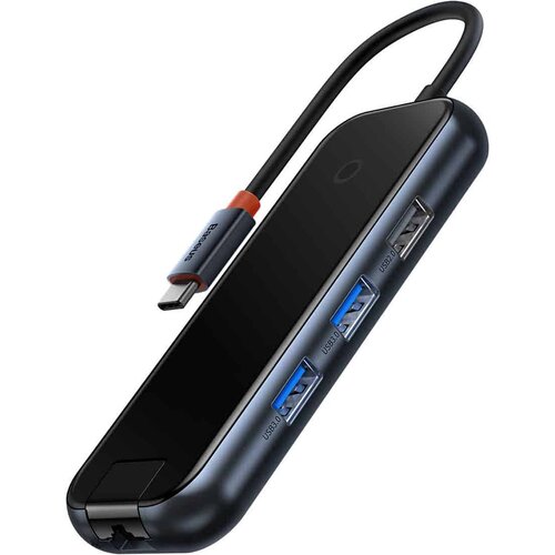 Hub BASEUS AcmeJoy 5w1 USB Typu C, Pasywny